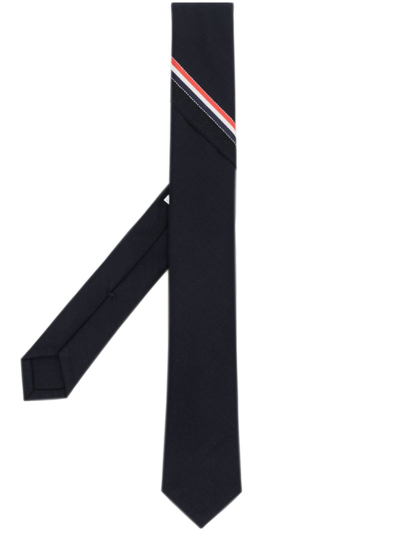 Thom Browne Rwb-stripe Wool Tie In Multicolor
