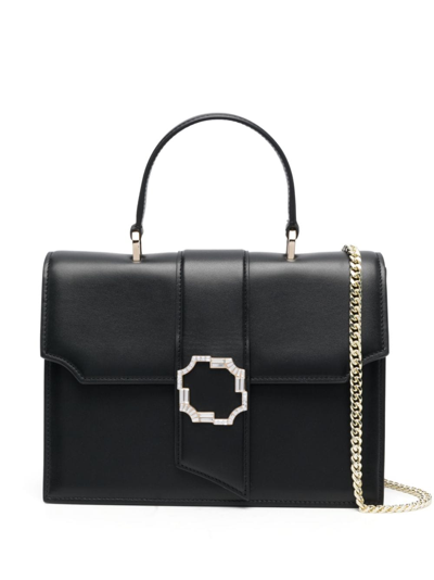 Malone Souliers Audrey Leather Mini Bag In Black