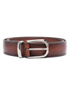 ORCIANI BUCKLE-FASTENING LEATHER BELT