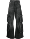 Diesel Woman Jeans Black Size 28w-32l Cotton In Black