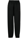Alexander Wang Embossed Logo Pants In Black