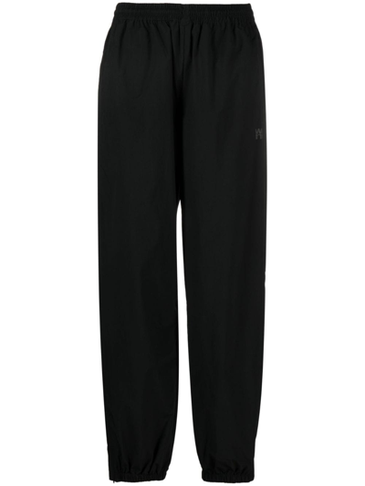 Alexander Wang Logo-print Track Pants In Black