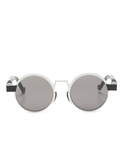 Vava Eyewear Round-frame Sunglasses In Black