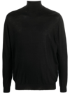 Malo Turtleneck Sweater In Black