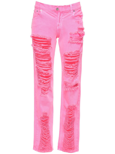 Retroféte Women's Maggie Low Rise Jeans In Neon Pink