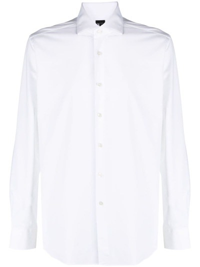 Xacus Button-down Long-sleeve Shirt In Multicolor