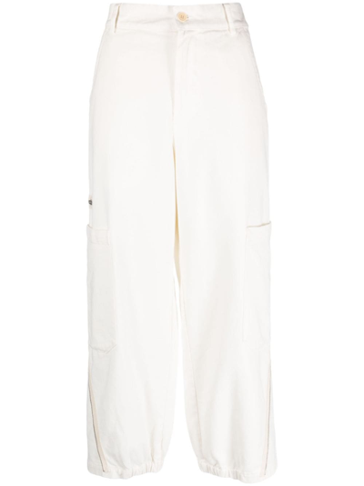 Barena Venezia Grado Zip-detail Cargo Trousers In White