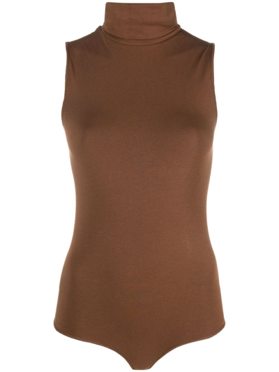 WOLFORD ROLL-NECK SLEEVELESS BODY