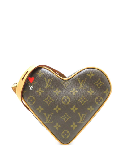 Pre-owned Louis Vuitton Game On Coeur Heart Crossbody Bag In Brown