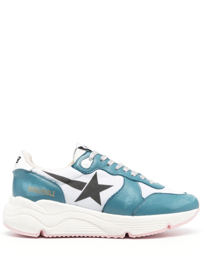 Golden Goose Running Low-top Sneakers In Turquoise