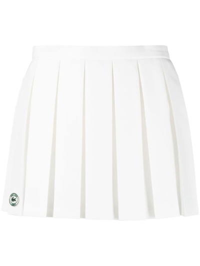 Sporty And Rich Pleated Tennis Skort In White