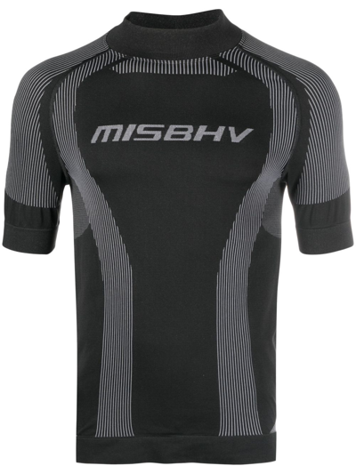 Misbhv Logo-print T-shirt In Black
