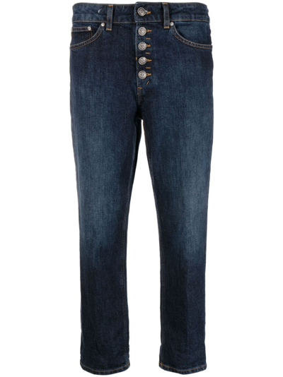 Dondup Mila Carrot-fit Cropped Jeans In Blue ModeSens