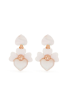 Kate Spade Precious Pansy Drop Earrings In Neutrals