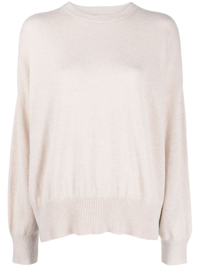 Loulou Studio Anaa Fine-knit Cashmere Jumper In Pink