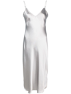 Nili Lotan Midi Cami Dress In Grey