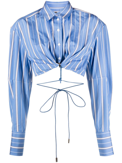 Jacquemus Blue Le Chouchou 'la Chemise Plidao' Shirt