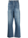 MIHARAYASUHIRO MID-RISE STRAIGHT JEANS