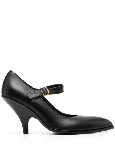 Bally Laredo 100mm Leather Pumps In Black
