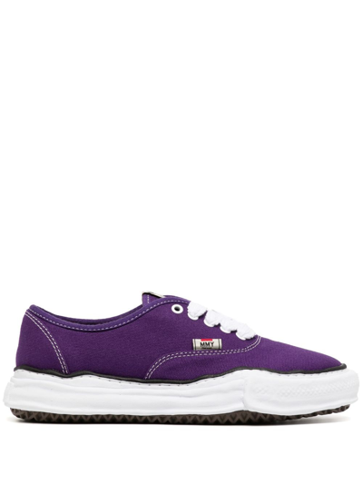 Miharayasuhiro Baker Og Sole Low-top Trainers In Purple