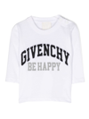 GIVENCHY LOGO-EMBROIDERED COTTON T-SHIRT