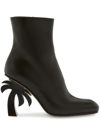 PALM ANGELS PALM-HEEL 95MM ANKLE BOOTS