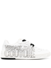 Versace Jeans Couture Starlight Low-top Leather Sneakers In White