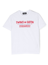 Dsquared2 Logo-print Cotton T-shirt In White