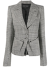 TOM FORD HOUNDSTOOTH-PATTERN SINGLE-BREASTED BLAZER