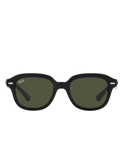 Ray Ban Erik 51mm Square Sunglasses In Black
