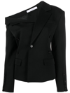 ROKH ASYMMETRIC SINGLE-BREASTED BLAZER