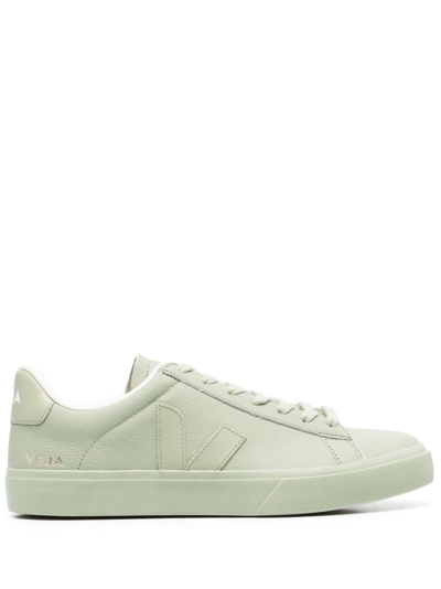 Veja Campo Lace-up Sneakers In Green