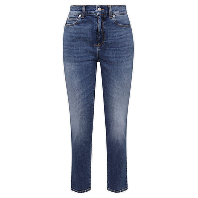 Alexander Mcqueen Slim Fit Denim Jeans In Clear Blue