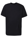 COMME DES GARÇONS HOMME DEUX ASYMMETRICAL LINES BLACK T-SHIRT