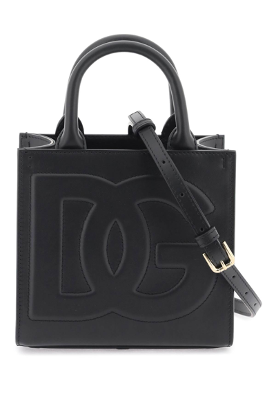 Dolce & Gabbana Dg Daily Small Tote Bag In Nero (black)