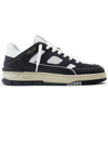 AXEL ARIGATO WHITE AND BLACK LEATHER AREA LO SNEAKERS