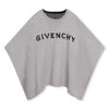 Givenchy 4g-motif Round-neck Reversible Cape In Gray