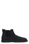 Tod's Chelsea Ankle Boots In Blue