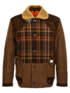 Fay Archive Caban Jacket In Multicolor