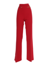 Elisabetta Franchi Palazzo Pants In Red