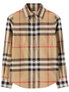 BURBERRY VINTAGE CHECK-PATTERN COTTON SHIRT