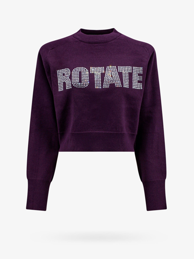 Rotate Birger Christensen Rotate Sweater In Purple
