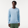 Lacoste Embroidered-motif Sweatshirt In Blue