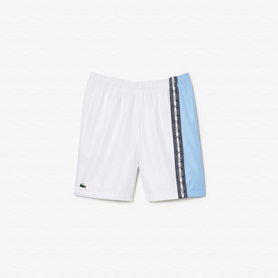 Lacoste Regular Fit Recycled Fiber Tennis Shorts - M - 4 In White