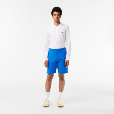 Lacoste Fleece Jogger Shorts - S - 3 In Blue