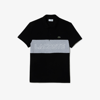Lacoste Men's Regular Fit Stretch Mini Piqué Polo - Xxl - 7 In Black