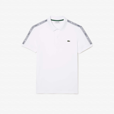 Lacoste Men's Regular Fit Stretch Piquã© Logo Polo - Xl - 6 In White