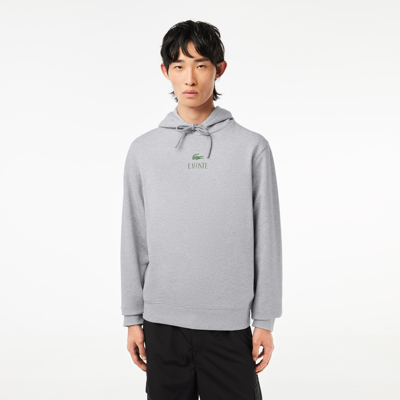 Lacoste Print Jogger Hoodie - 4xl - 9 In Grey