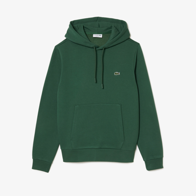 Lacoste Organic Cotton Hoodie - M - 4 In Green