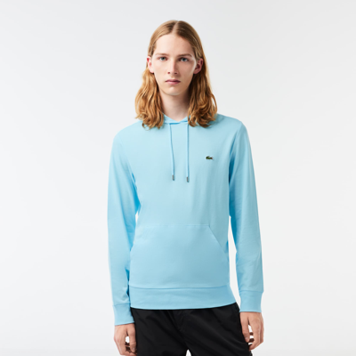 Lacoste Men's Cotton Jersey Hooded T-shirt - Xxl - 7 In Blue